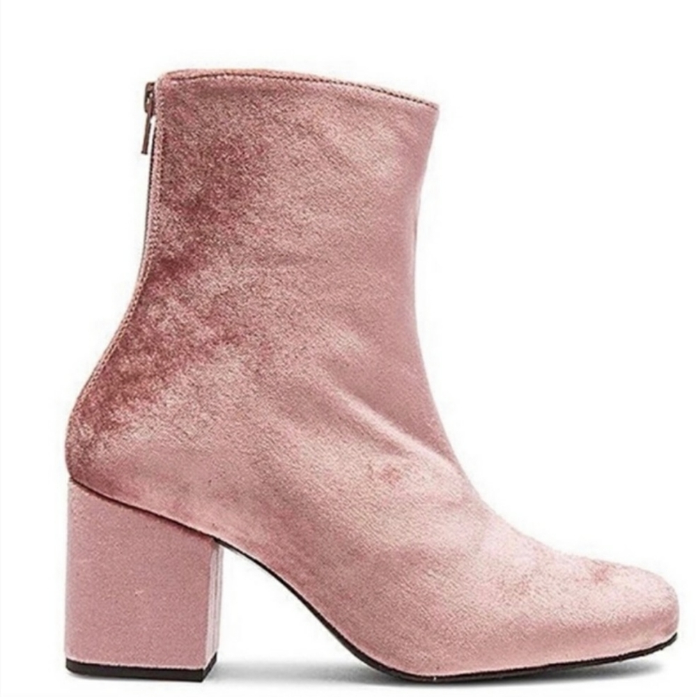 Free People Cecile Velvet Ankle Booties 6 & 8 - Picture 5 of 16